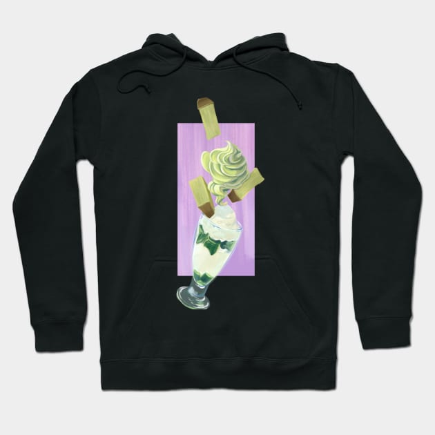 Matcha Parfait! Hoodie by electricorn